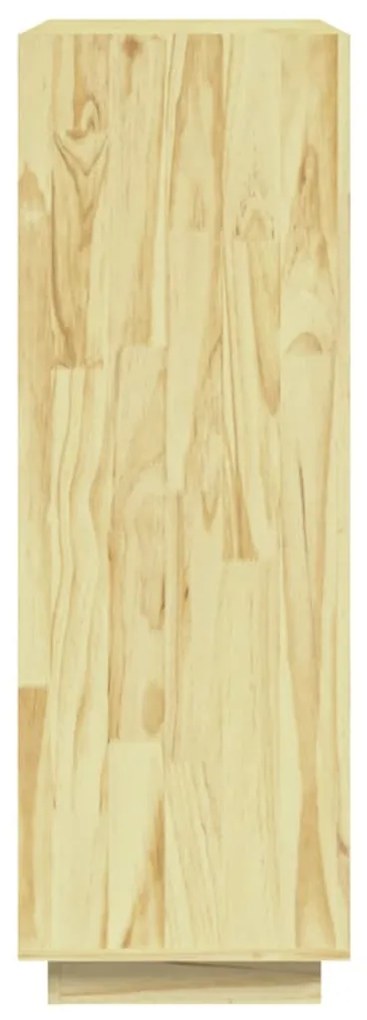 Estante Lila - Cor Natural - 60 x 35 x 103 cm - Em Madeira de Pinho Ma