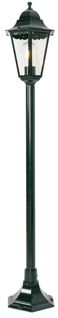 Candeeiro de pé clássico para exterior verde escuro 125 cm IP44 - Nova Orleans