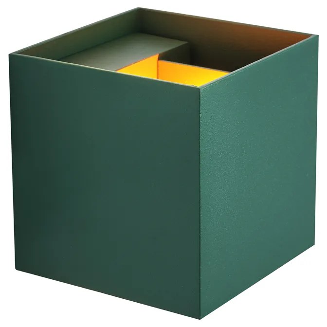 Candeeiro de parede exterior verde escuro incl. LED IP54 - Edwin Moderno