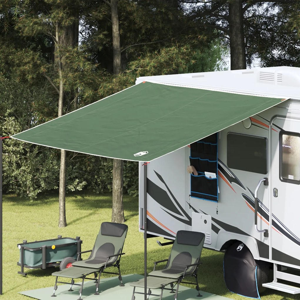 vidaXL Lona Resistente à Água Verde 350 x 240 cm