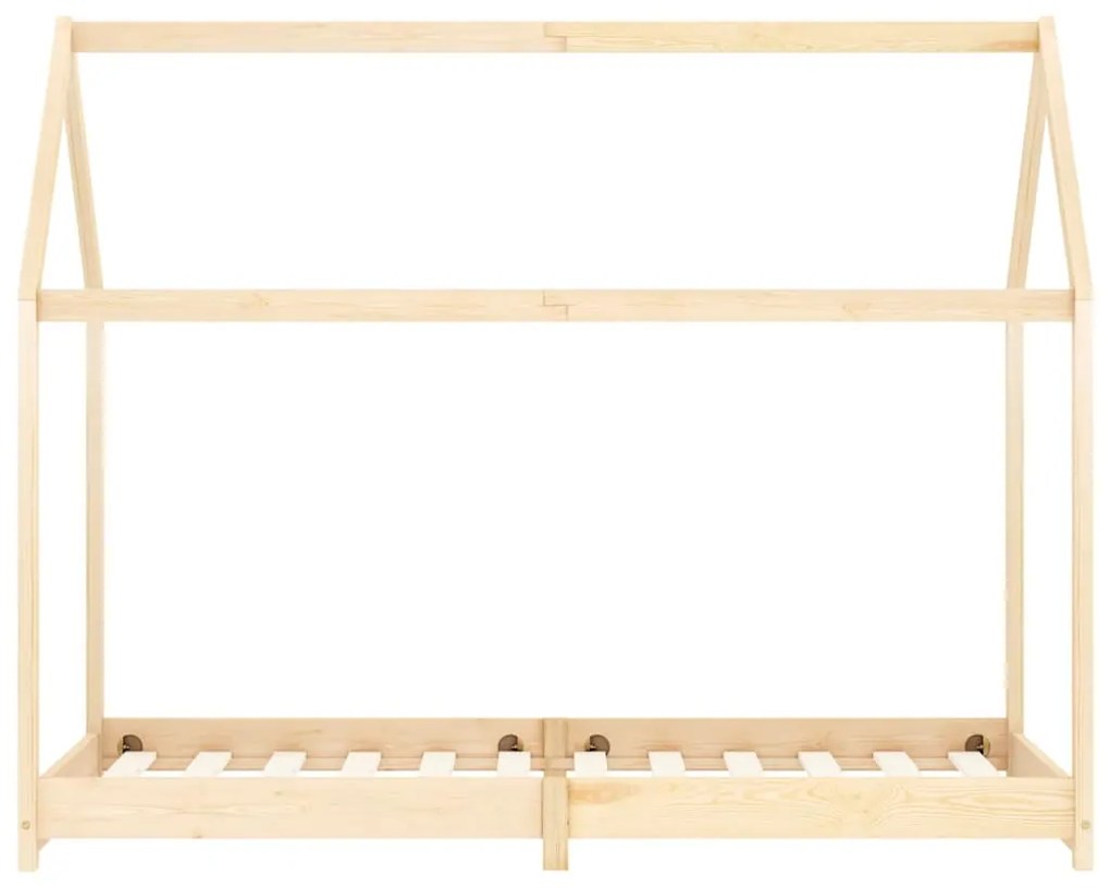 Estrutura de cama para crianças 90x200 cm pinho maciço
