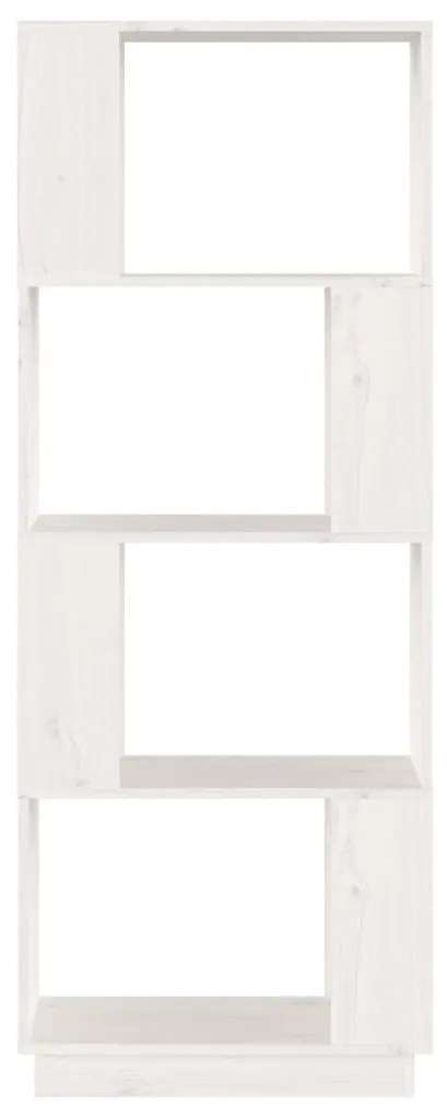 Estante/divisória 51x25x132 cm pinho maciço branco