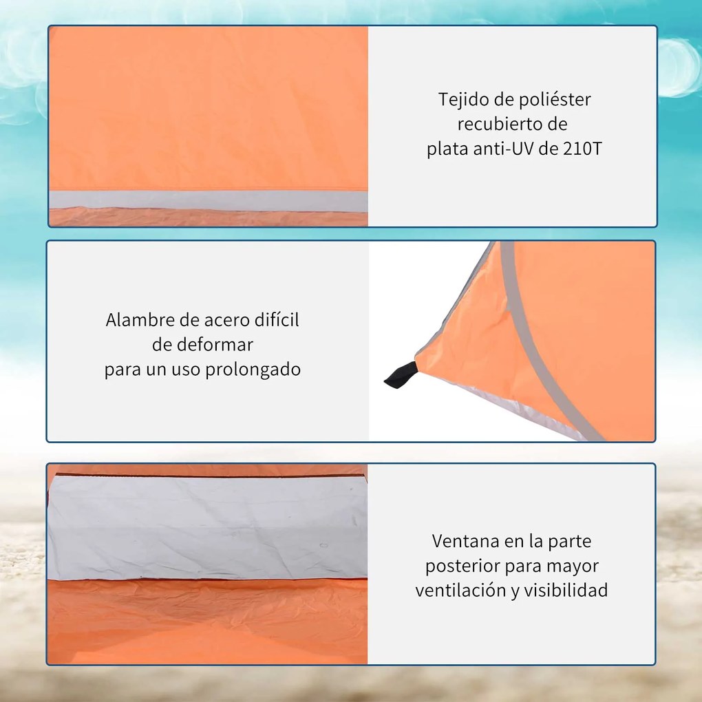 Outsunny Tenda Pop-up Instantâneo e Portátil com Janelas Protetoras pa