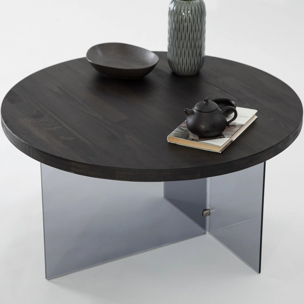 Mesa de Centro Serenity – Cinza Antracite – 70 cm x 40 cm
