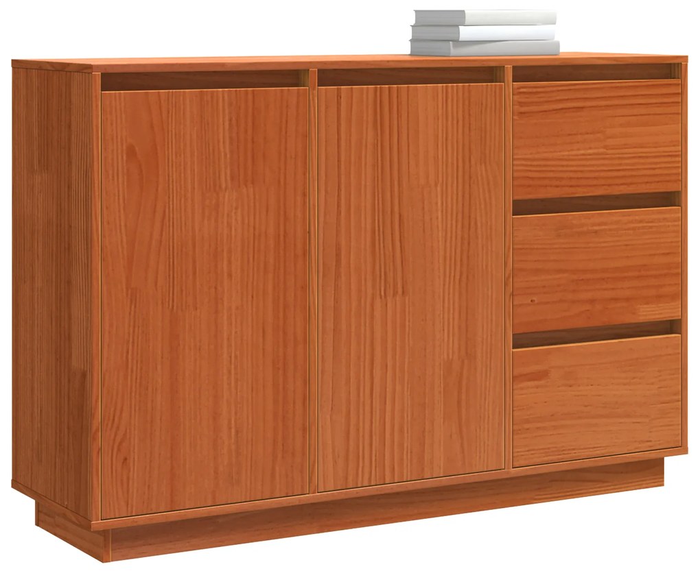 Buffet Castanho 111 x 34 x 75 cm Madeira de pinho maciça