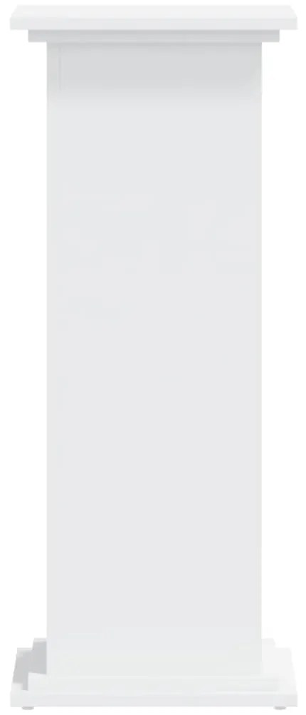 Suporte para plantas 33x33x80 cm derivados de madeira branco