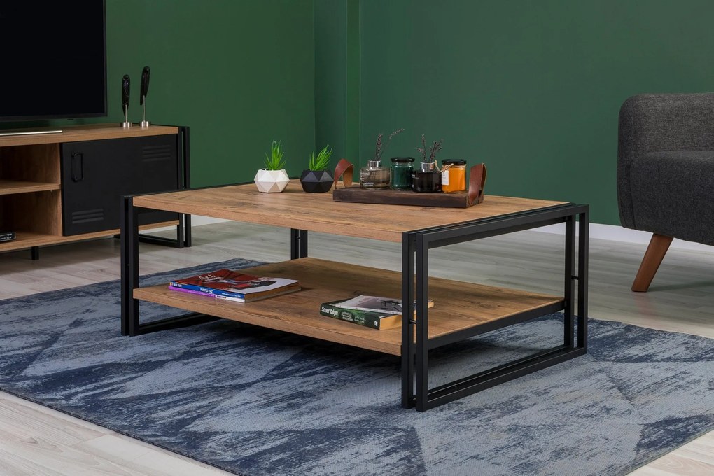 Conjunto de Mobiliário de Sala de Estar Cosmo – Pinheiro Atlântico Pre