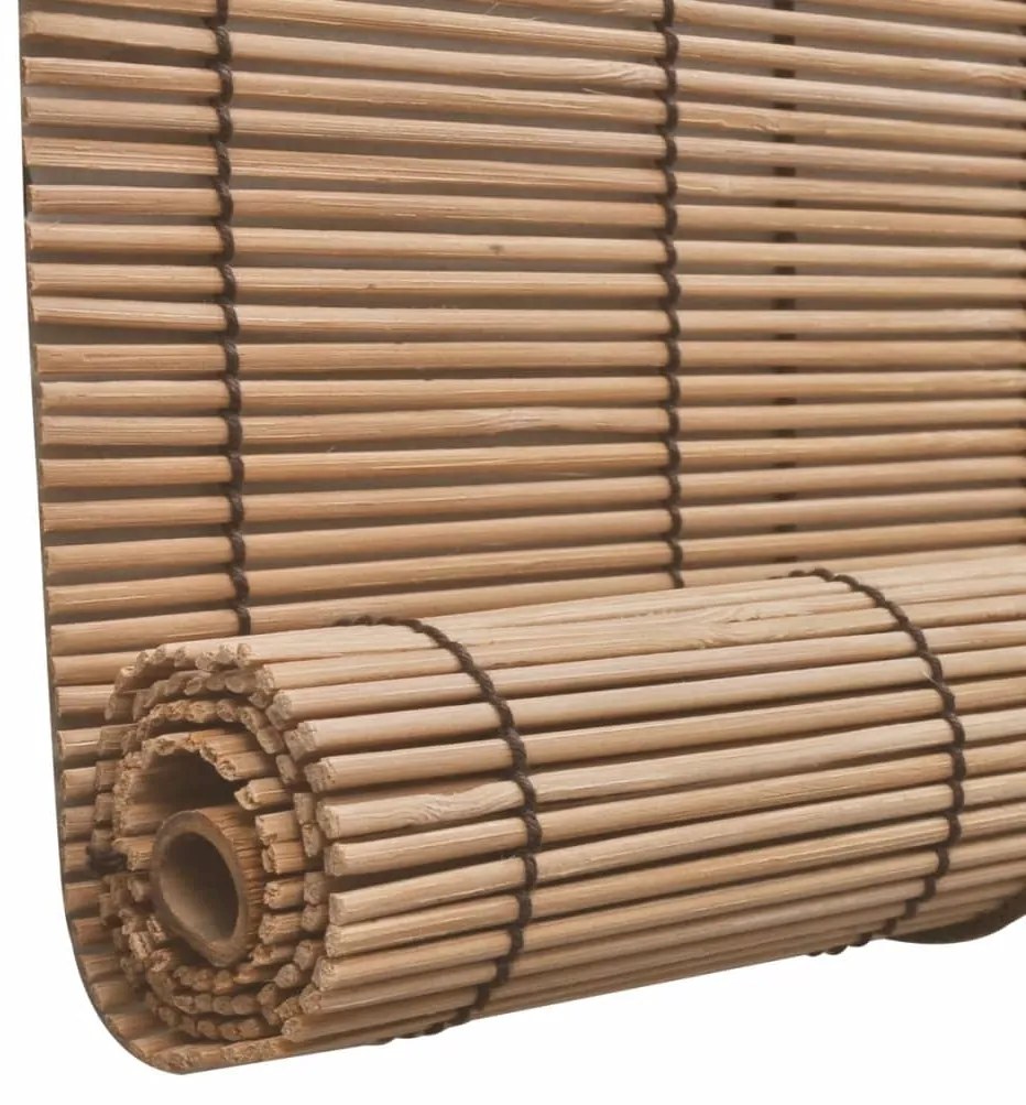 Estores de rolo bambu 2 pcs 120 x 220 cm