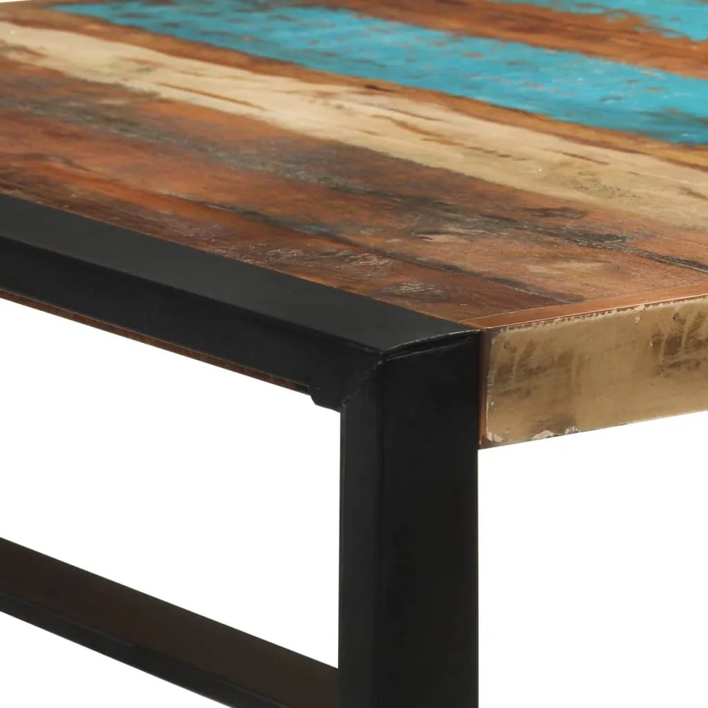 Mesa de bar 175x90x110 cm madeira recuperada maciça