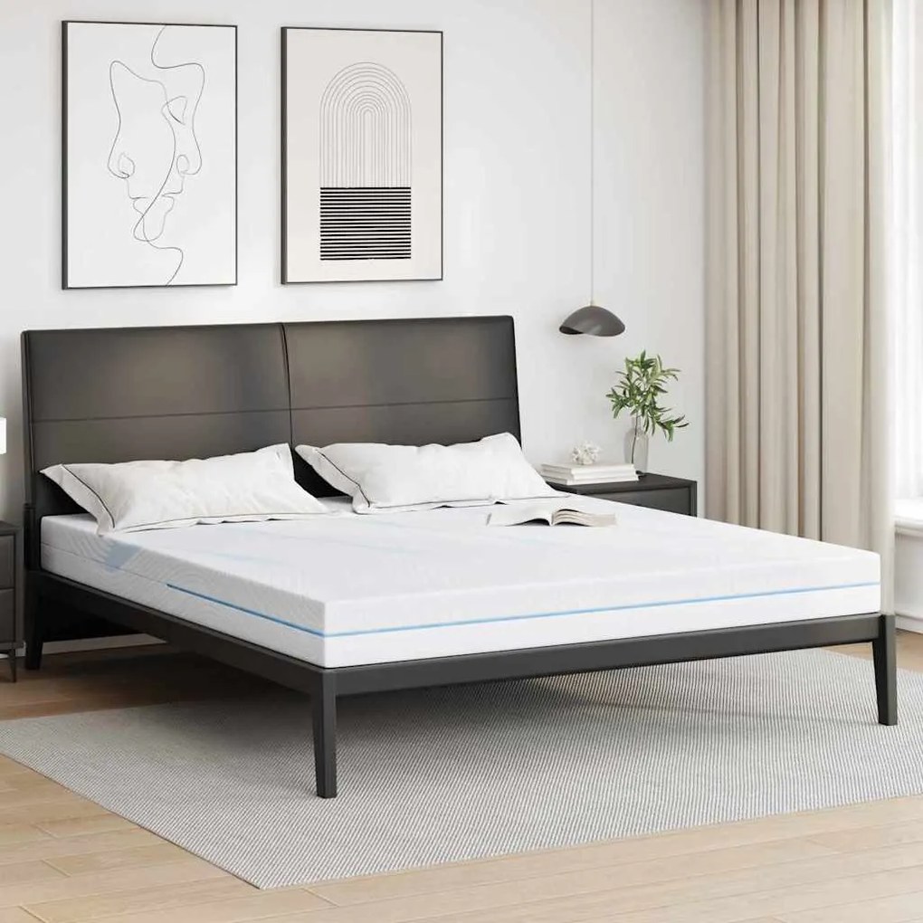 vidaXL Colchões Branco 180 x 200 cm Tecido jacquard 100% poliéster