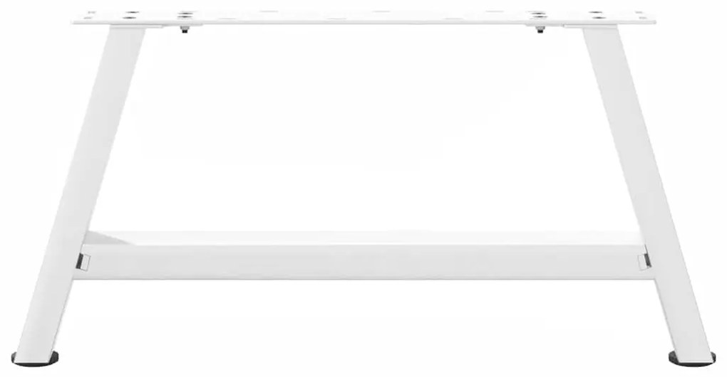 Pés para mesa de centro em formato A, 2 peças, branco, 60x (30-31) cm,