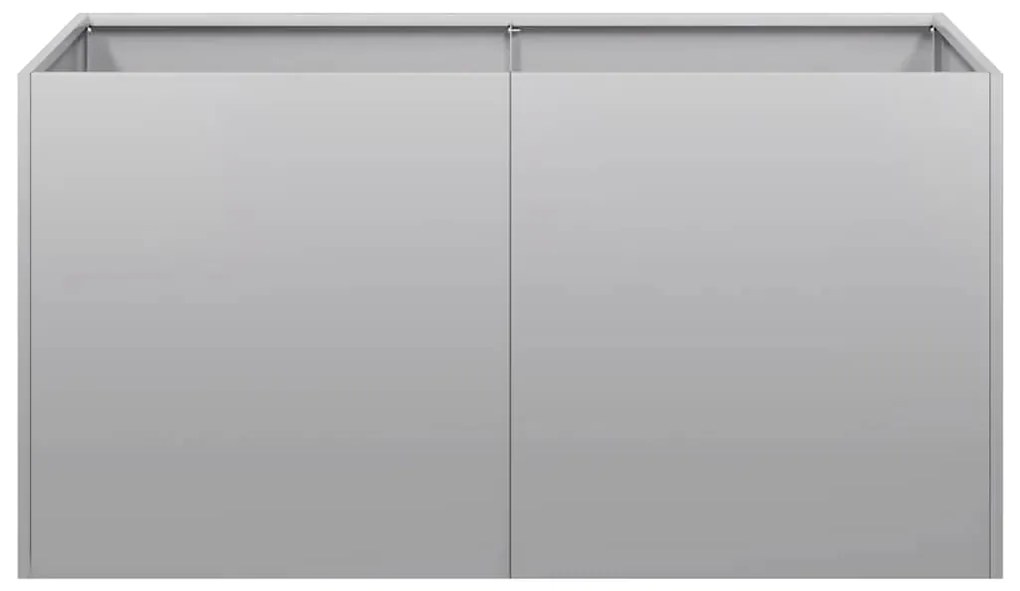 Planter 80x40x40 cm aço galvanizado