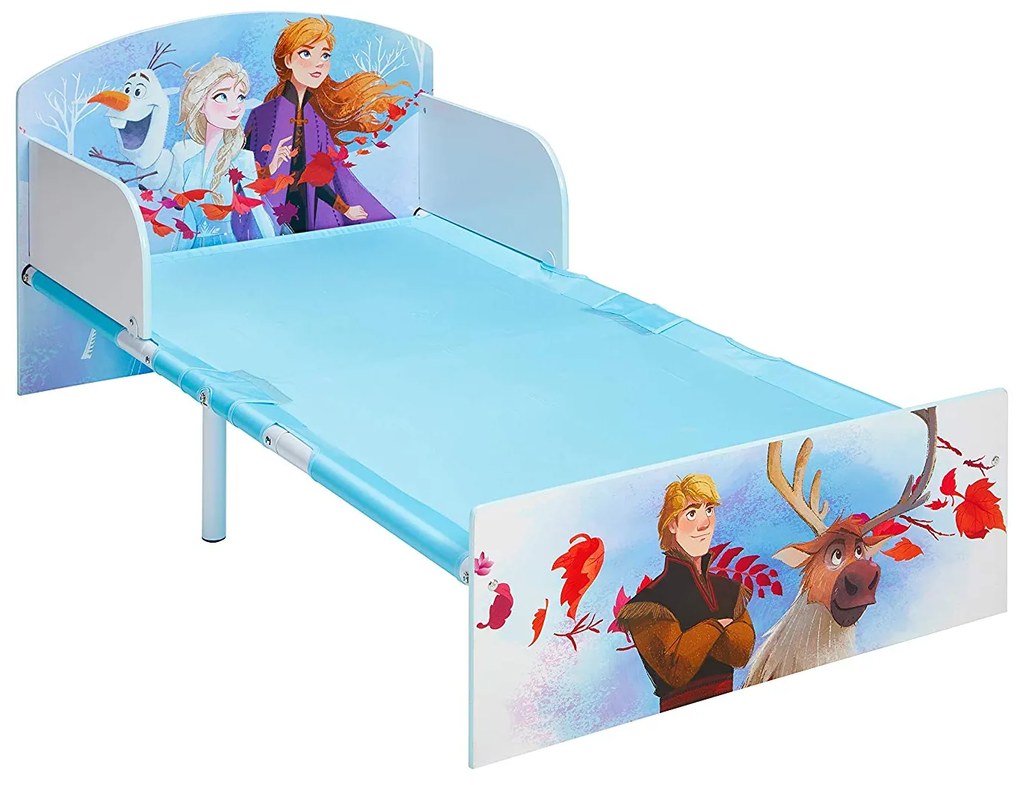 CAMA INFANTIL FROZEN 2 INCLUI COLCHÃO E ALMOFADA ROSA