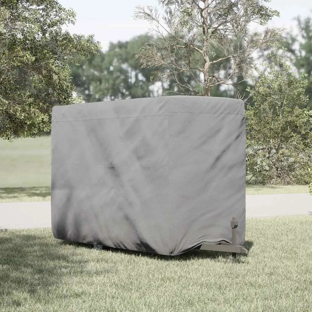Capa atrelado cavalo 376x168x240 cm tecido não tecido cinzento