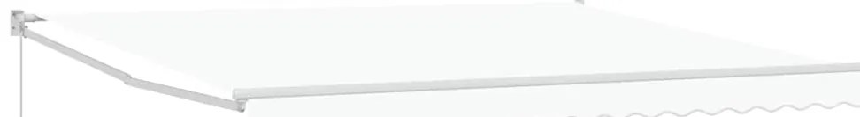 Toldo Manual Retrátil vidaXL Branco 400x300 cm