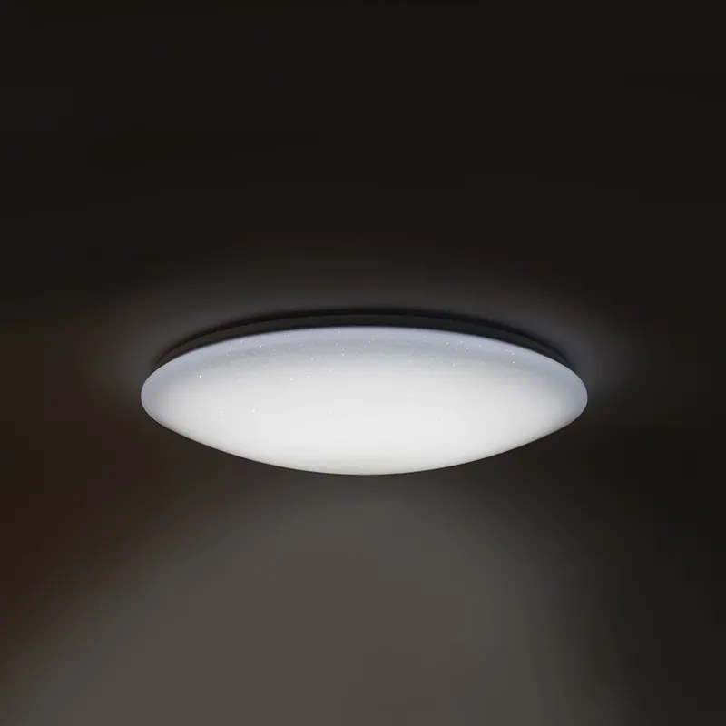 Luminária de teto LED com efeito estrela de 60cm com controle remoto - Extrema Moderno