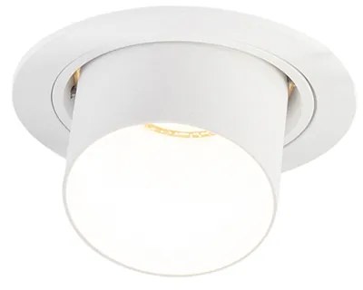 Foco embutido moderno redondo branco basculante - Installa Design