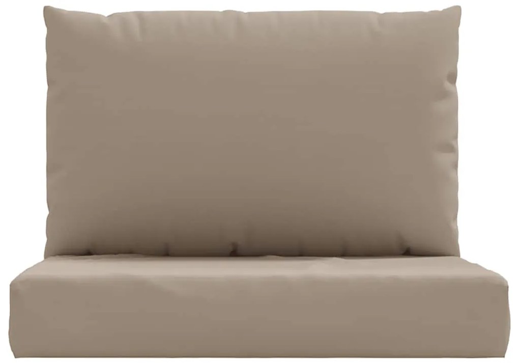 Almofadões de paletes 2 pcs tecido oxford cinza-acastanhado