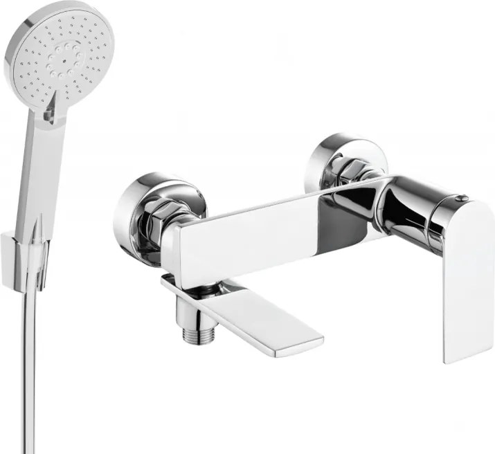 Mexen Zero R40 bateria de banheira com conjunto de duche, cromado - 7113R40-00