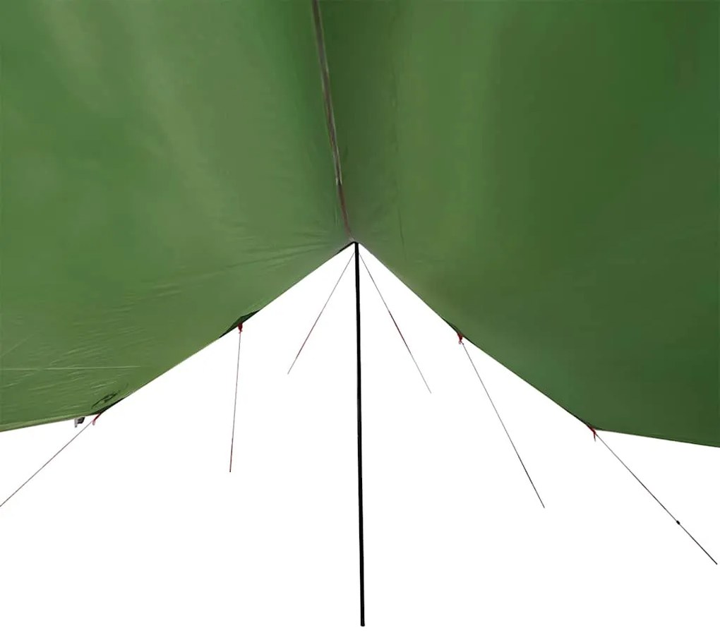 Lona de campismo 460x305x210 cm impermeável verde