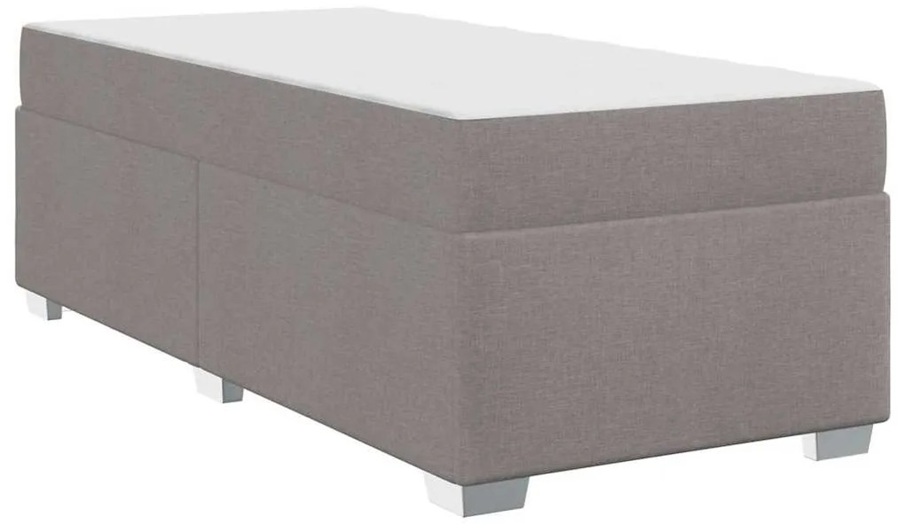 Estrutura da Cama Cinzento-acastanhado 90 x 190 cm tecido