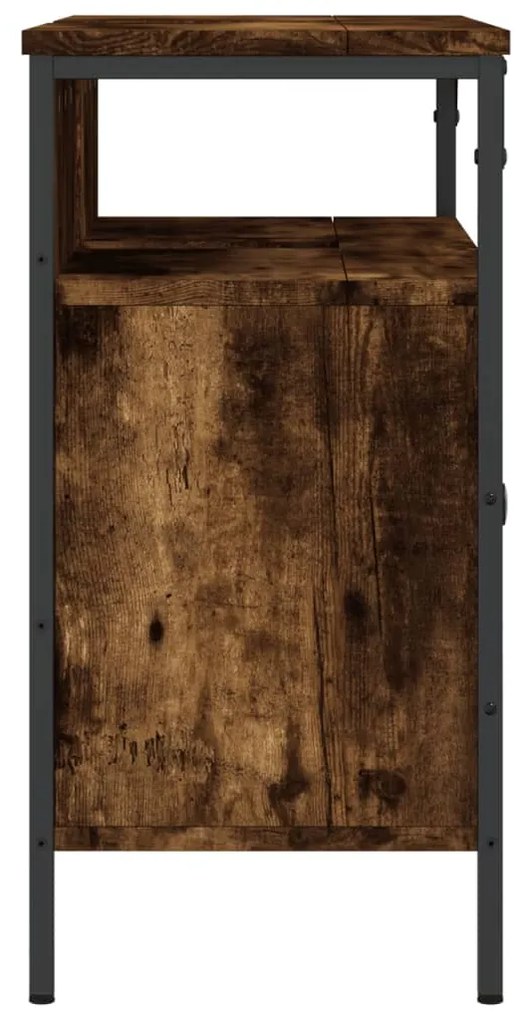 Móvel p/ lavatório 60x30x60cm derivados madeira carvalho fumado
