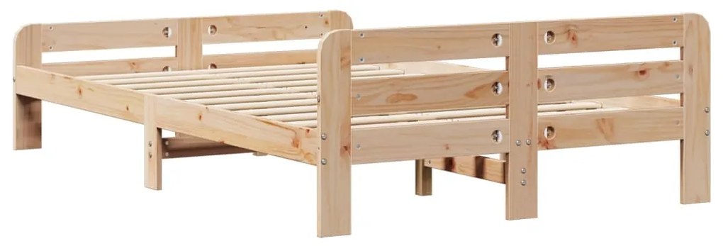 Cama sem colchão 120x190 cm madeira de pinho maciça