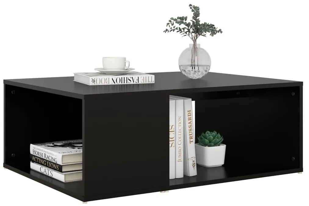 Mesa de centro 90x67x33 cm derivados de madeira preto