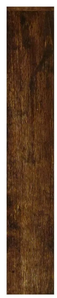 Sapateira c/ espelho de 3 níveis 63x17x102,5 cm carvalho fumado