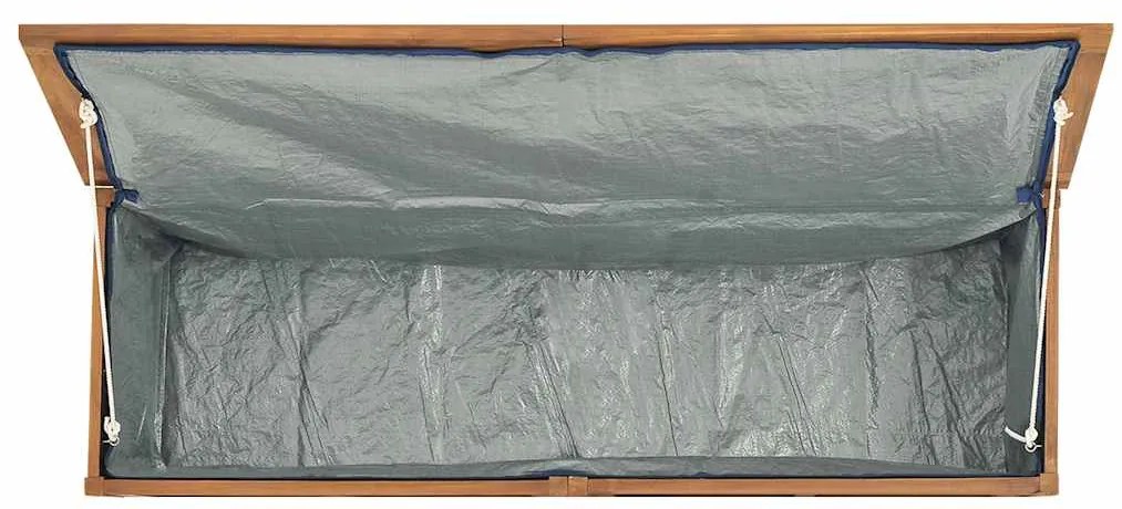 Caixa para jardim 150x50x55 cm madeira de teca maciça