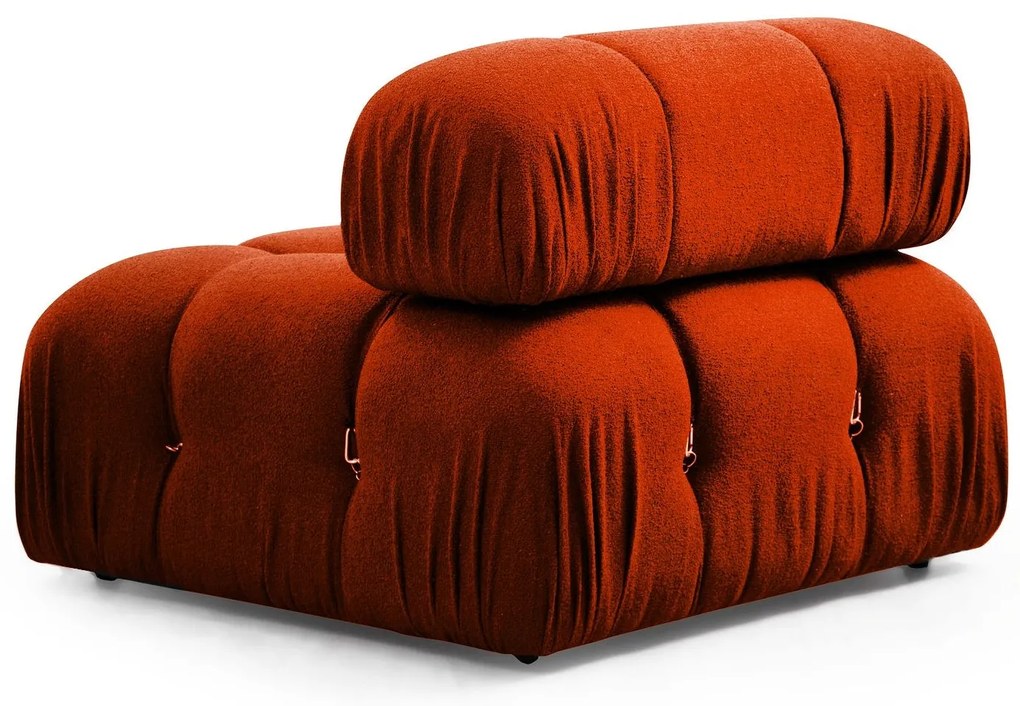 Sofá de Canto Bubble – Vermelho Telha – 288 cm x 190 cm