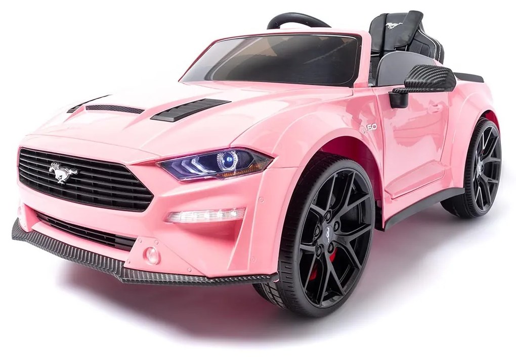 FORD MUSTANG COM DRIFT CARRO ELÉTRICO INFANTIL 24V ROSA