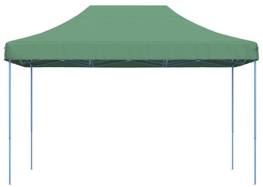 Tenda para festas pop-up dobrável 410x279x315 cm verde