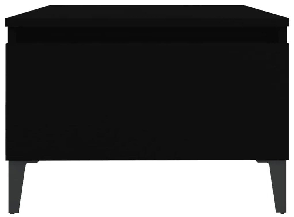 Mesa de apoio 50x46x35 cm derivados de madeira preto