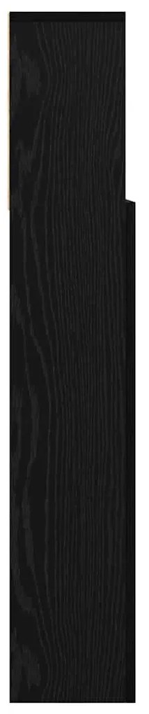 Cabeceira com Armário Carvalho preto 100 x 19 x 103.5 cm