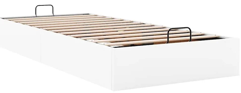 Estrutura de cama otomana sem colchão 90x200 cm branca