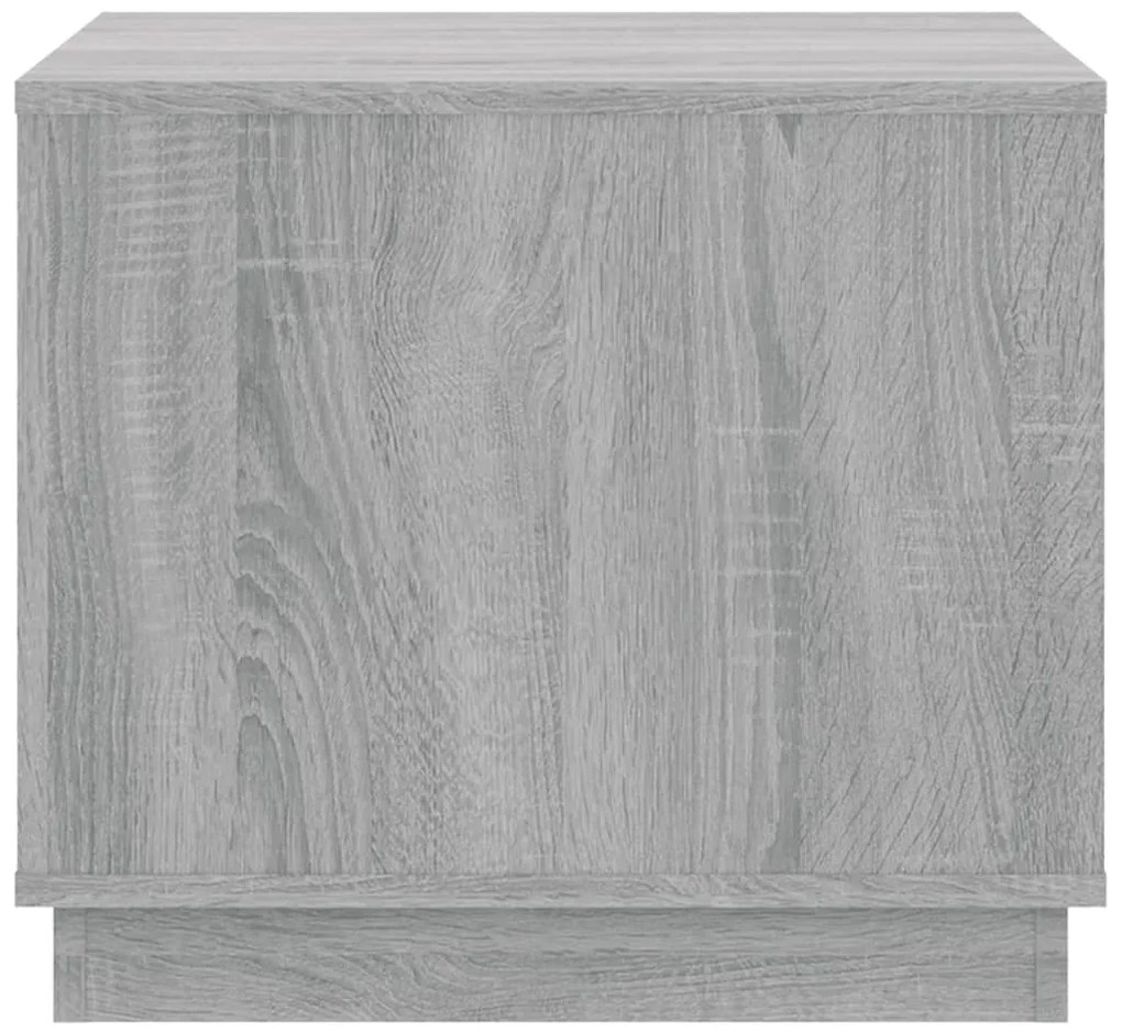Mesa de centro 51x50x44 cm derivados de madeira cinzento sonoma