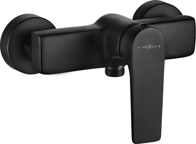 Mexen Lynx misturadora de duche, preta - 745940-70
