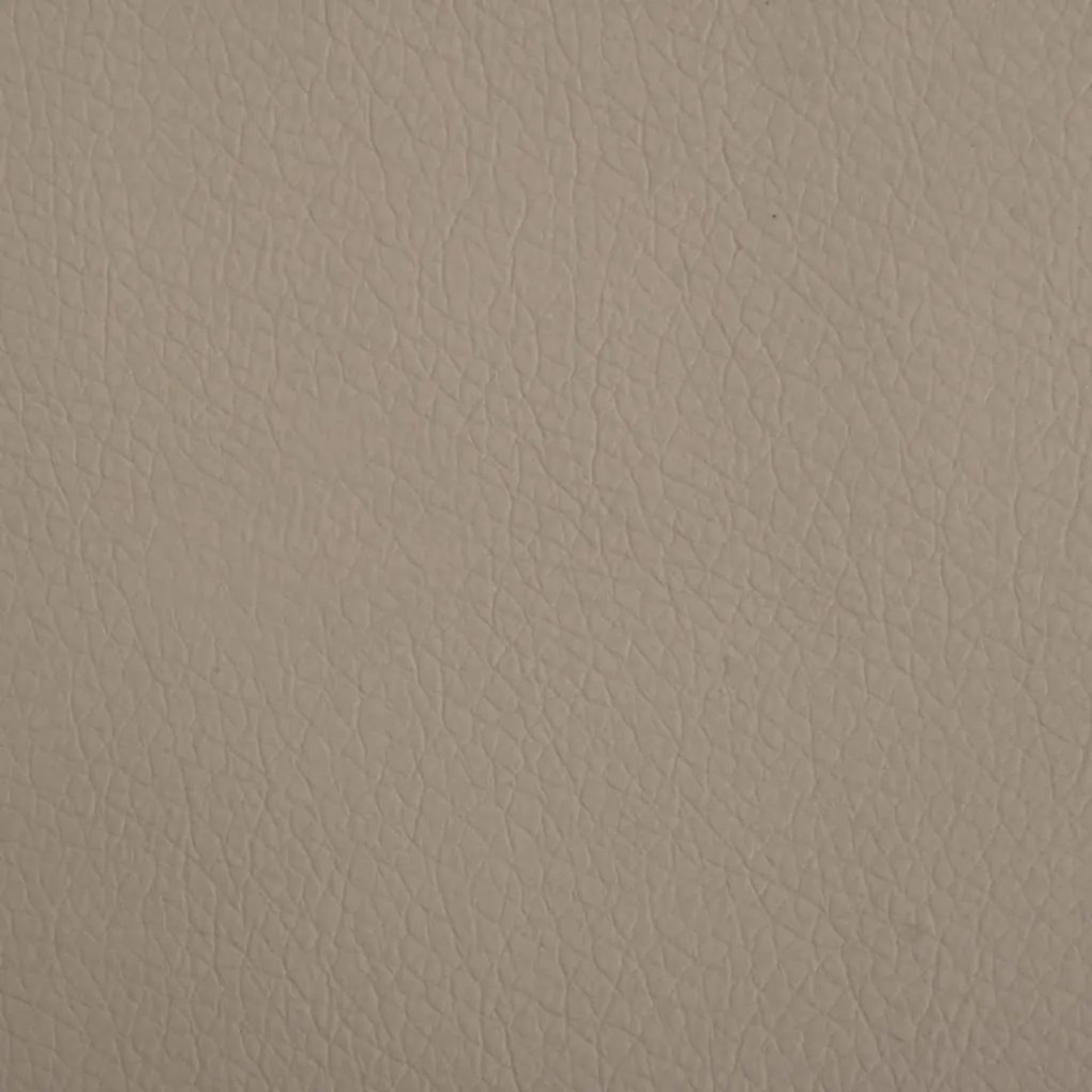 Sofá infantil 70x45x30 cm couro artificial cappuccino
