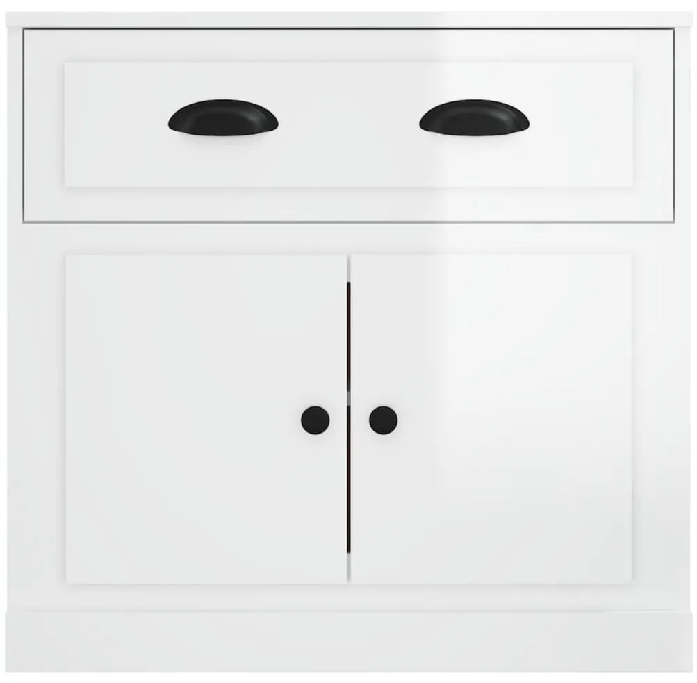 Aparador 70x35,5x67,5 cm derivados de madeira branco brilhante