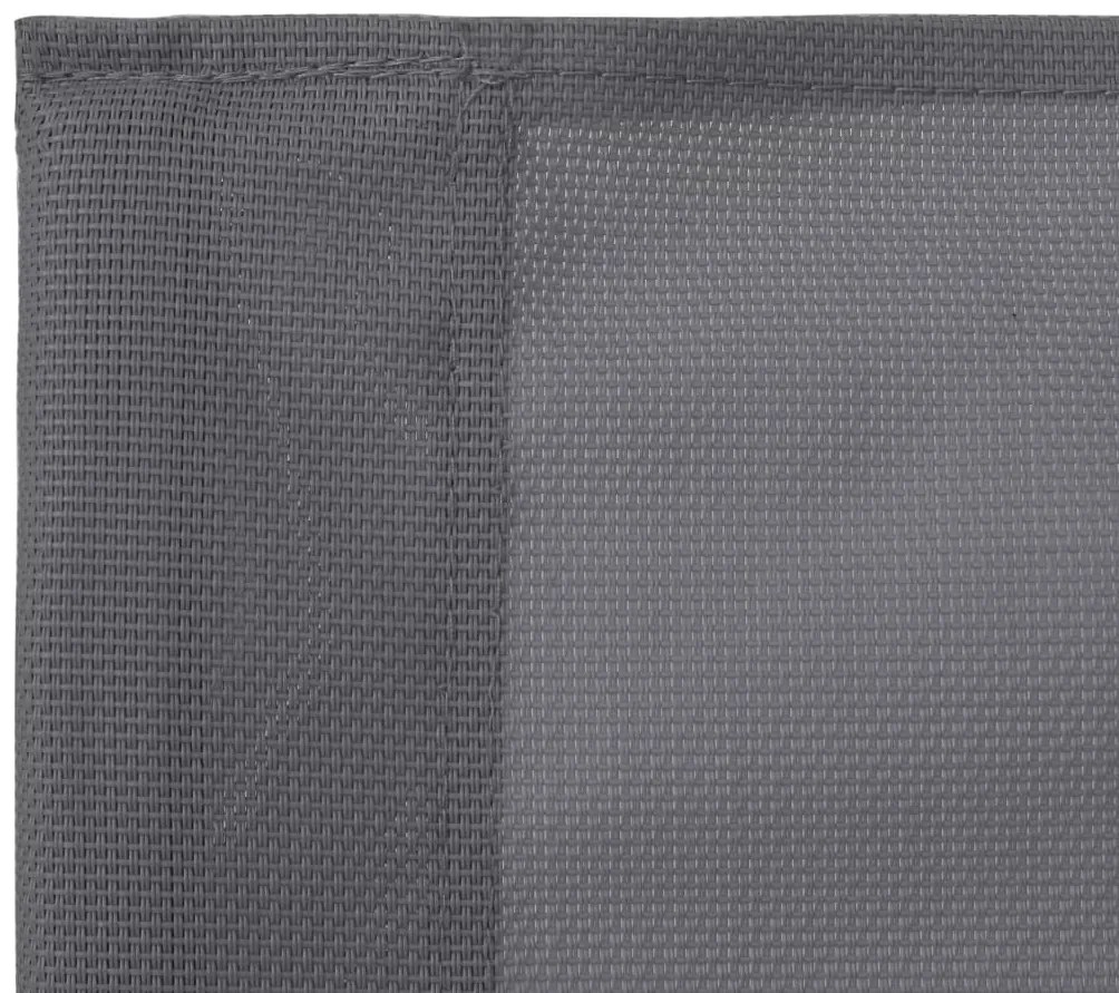 4 pcs conjunto lounge para jardim tecido e aço cinzento