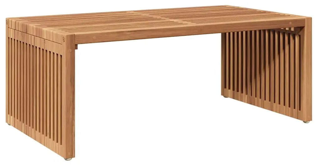 Mesa Lateral de Jardim 90x49.7x36 cm Madeira Sólida Teca
