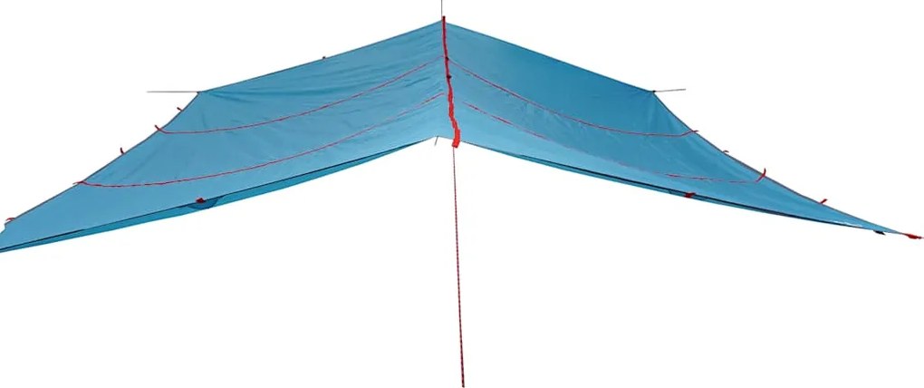 Lona de campismo 420x440 cm impermeável azul