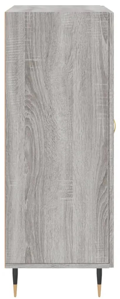 Aparador 69,5x34x90 cm derivados de madeira cinzento sonoma
