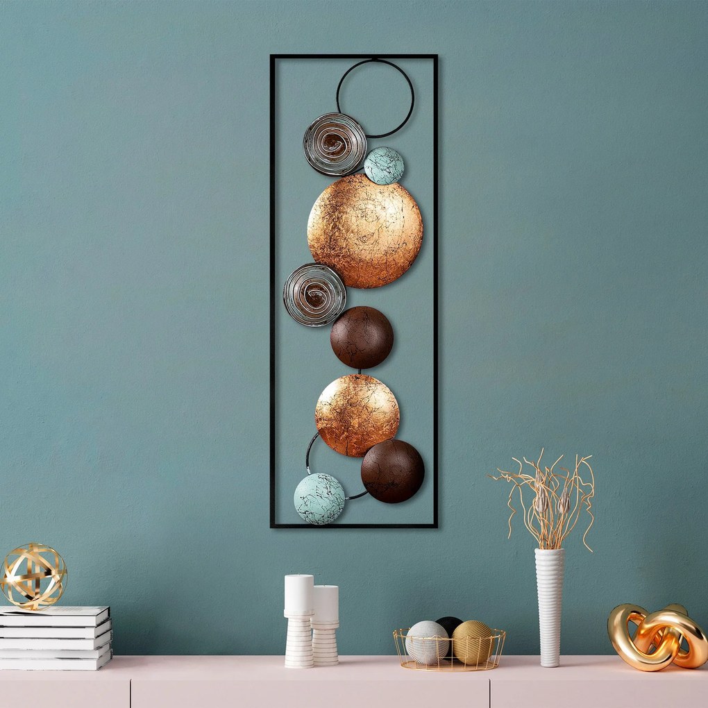 Acessório Decorativo de Parede Texturizado – Multicolor – 32x90x4 cm