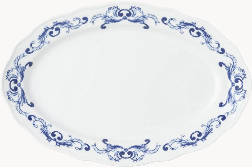 Prato de servir em porcelana True Blue