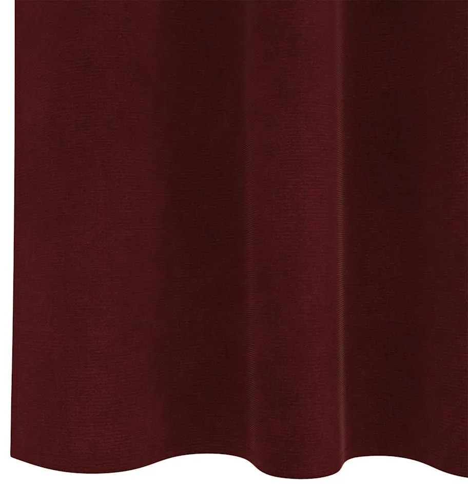 Cortinas Opacas vidaXL com fita superior 2 pcs Bordô Veludo