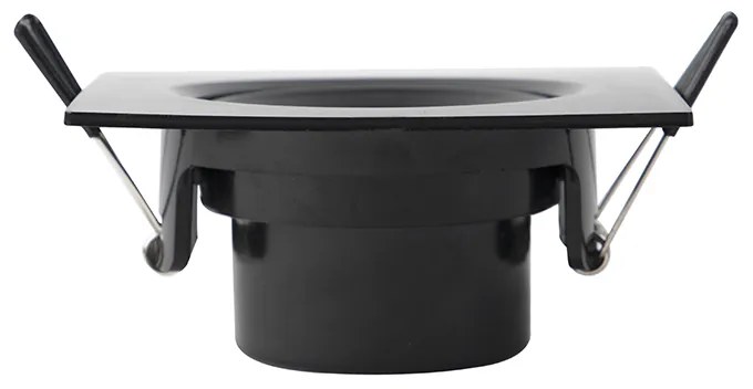 Conjunto de 3 focos embutidos pretos com LED regulável em 3 níveis - Miu