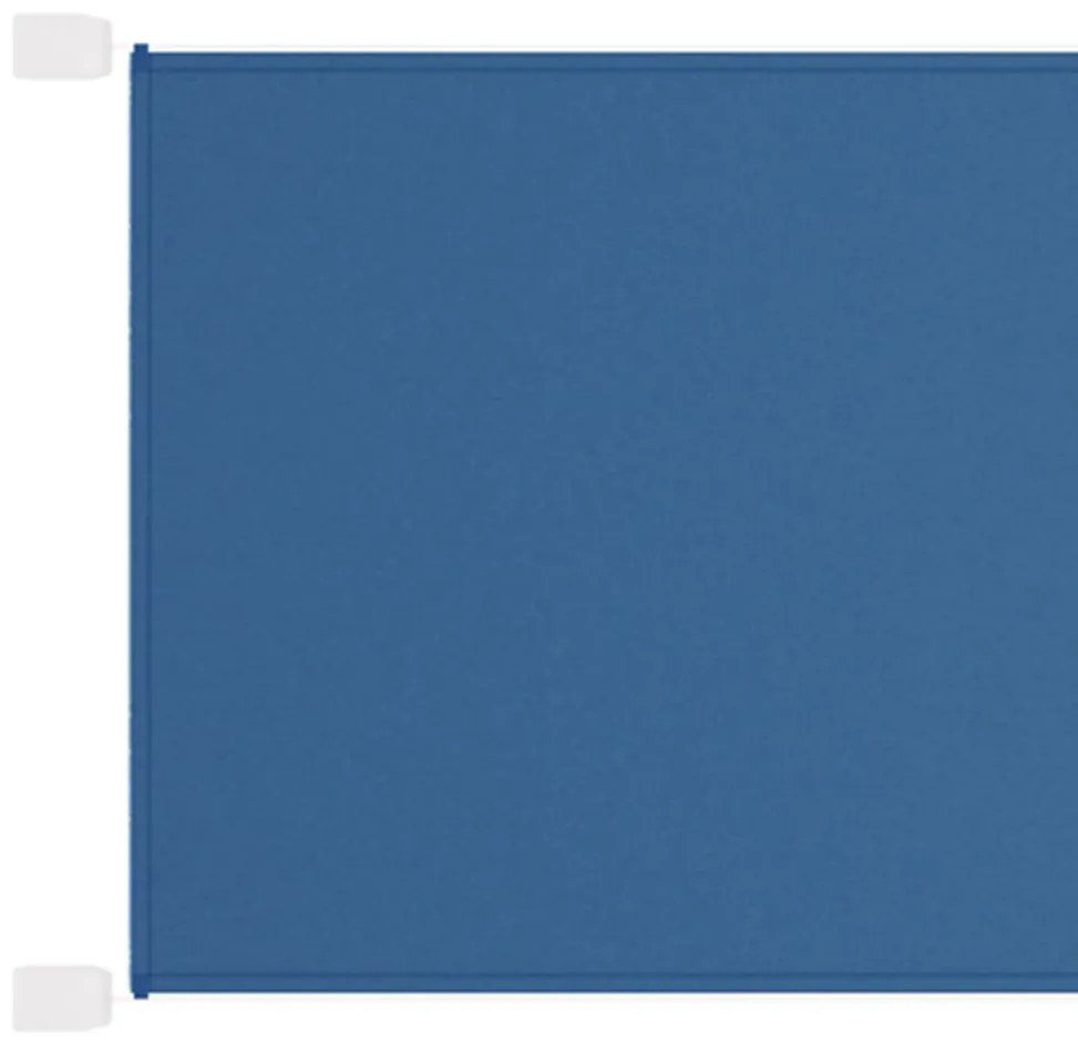 148457 vidaXL Toldo vertical 100x1200 cm tecido oxford azul
