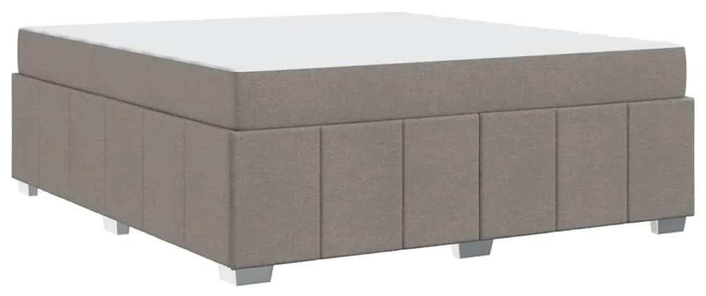 Estrutura da Cama Cinzento-acastanhado 180 x 200 cm tecido